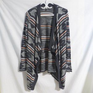 SAY WHAT NY, size medium, aztec design, open front long sleeve cardigan, BNWOT
